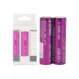 Rechargeable battery 18650 3000mAh 35A flat top (2pcs) - Efest