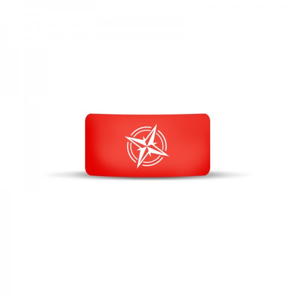 Vape Band Red Logo Compass 22 to 26mm (10PCS)