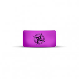 Vape Band Violet Logo Compass 22 to 26mm