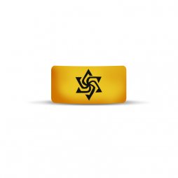 Vape Band Yellow Star Logo 22 to 26mm