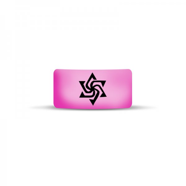 Vape Band Pink Star Logo 22 to 26mm (10pcs)