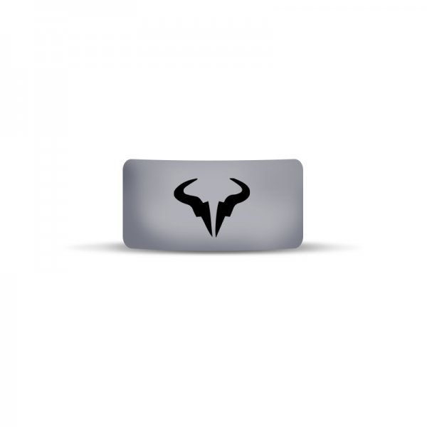 Vape Band Grey Bull Logo 22 to 26mm (10PCS)