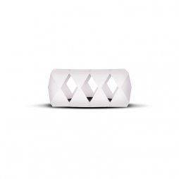 Vape Band Blanc Bubble Losange 24 à 28mm