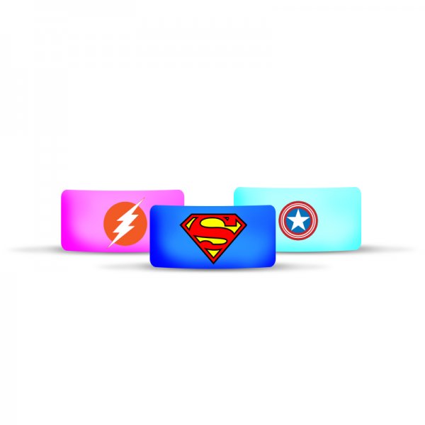 Pack Mix Vape Band Heroes 7 24 to 28mm (3pcs)