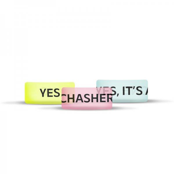 Phosphorescent Vape Band 22-24mm (10pcs) Random Colors
