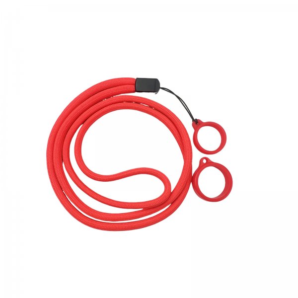 Lanyard With Silicone Ring Red (1pc)