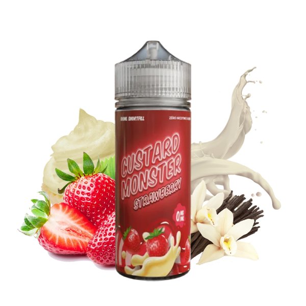 [Destock] Strawberry Custard 0mg 100ml - Custard Monster by Monster Vape Labs