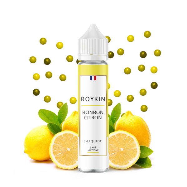 Bonbon Citron 0mg 50ml - Roykin