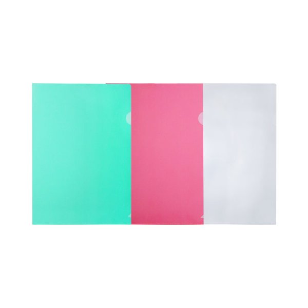 Chemise à Coin en Plastique 21.7x30.7cm (A4)