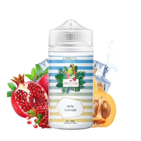 Long Fill (Concentrated Aroma) Nèfle Grenade 0mg 20/120ml - Prestige Fruits