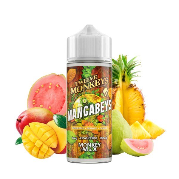 Mangabeys Monkey Mix 0mg 100ml - Twelve Monkeys