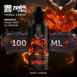 Mephisto (Strawberry/Dragon Fruit) 0mg 100ml - Tribal Lords by Tribal Force