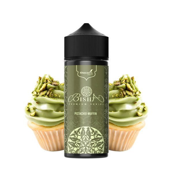 Pistachio Muffin 0mg 100ml - Bisha by Omerta Liquids