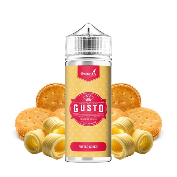 Butter Cookie 0mg 100ml - Gusto by Omerta Liquids
