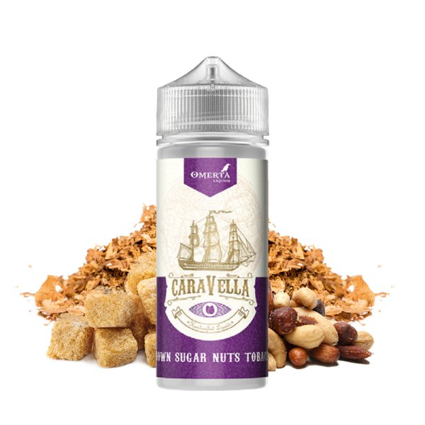 Brown Sugar Nuts Tobacco 0mg 100ml - Caravella by Omerta Liquids