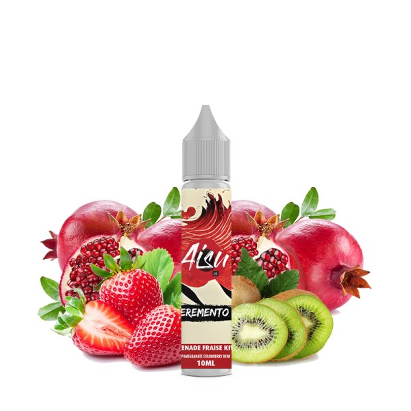 Grenade Fraise Kiwi Nic salts 10ml - Aisu Eremento