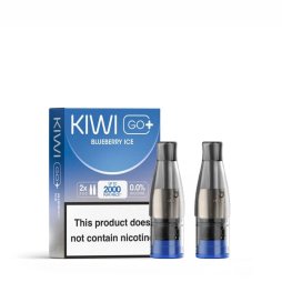 Cartouches Pré-remplies Kiwi Go+ 0mg (2pcs) - Kiwi Vapor