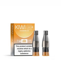Cartouches Pré-remplies Kiwi Go+ 0mg (2pcs) - Kiwi Vapor