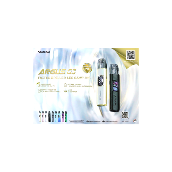 [PLV] Poster A5 Argus G3 - Voopoo