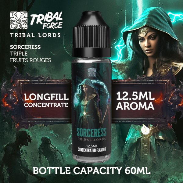 Long Fill (Concentrated Aroma) Sorceress 12.5/60ml - Tribal Lords by Tribal Force