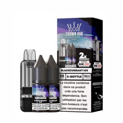 Cubic 30k Cartridge 10+2ml (1pcs) + E-liquids 20mg 10ml (2pcs) - Crown Bar by Al Fakher