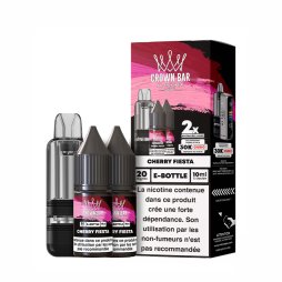 Cartouche Cubic 30k 10+2ml (1pcs) + E-liquides 20mg 10ml (2pcs) - Crown Bar by Al Fakher