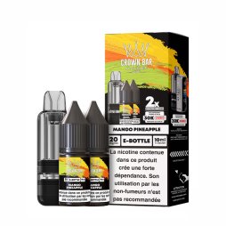 Cubic 30k Cartridge 10+2ml (1pcs) + E-liquids 20mg 10ml (2pcs) - Crown Bar by Al Fakher