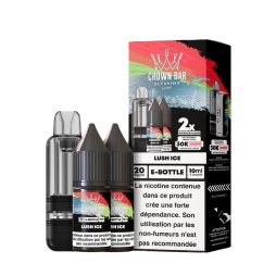 Cartouche Cubic 30k 10+2ml (1pcs) + E-liquides 20mg 10ml (2pcs) - Crown Bar by Al Fakher