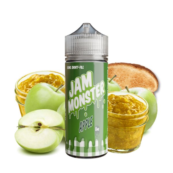 Apple 0mg 100ml - Jam Monster by Monster Vape Labs