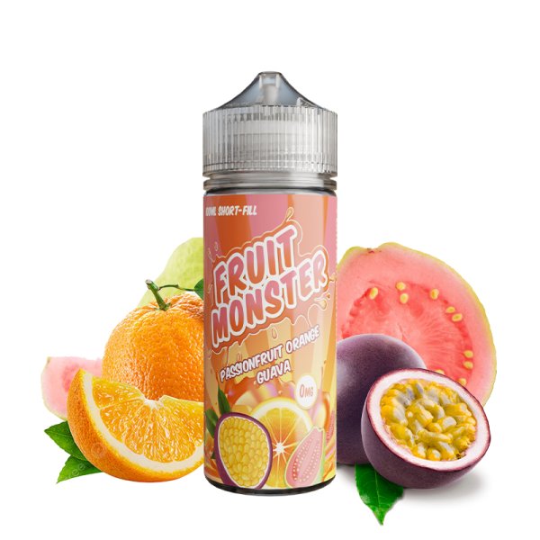 [Destock] Passionfruit Orange Guava 0mg 100ml - Fruit Monster by Monster Vape Labs