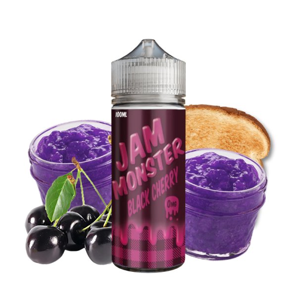 Black Cherry 0mg 100ml - Jam Monster by Monster Vape Labs