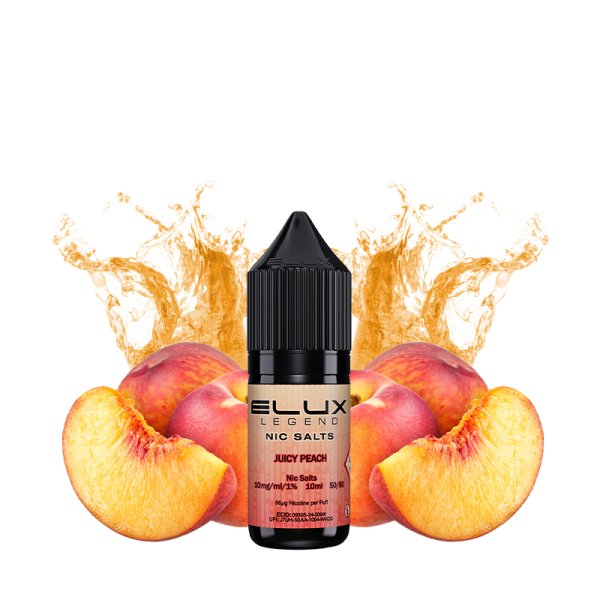 Juicy Peach Nic Salt 10ml - Elux