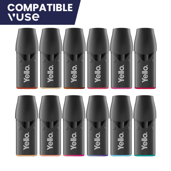 Pre-Filled Cartridges Yello 0mg 2ml (2pcs) - Yello.