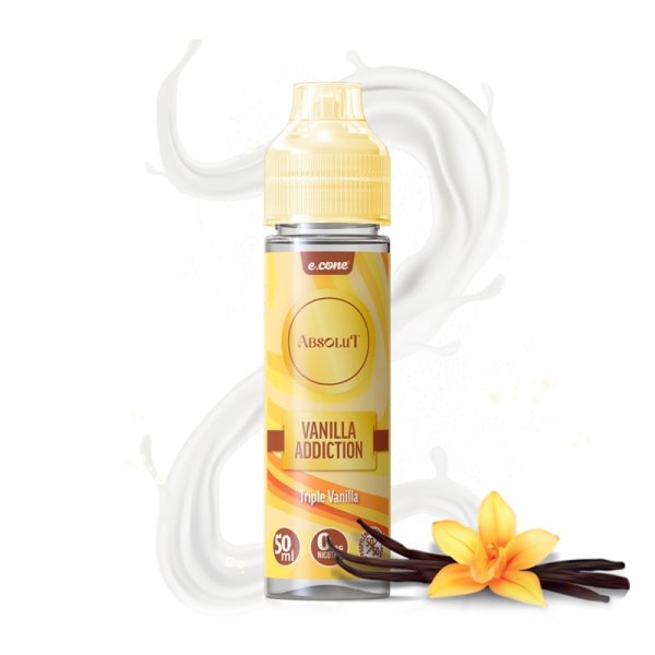 Vanilla Addiction 0mg 50ml - Absolut by Vape Maker