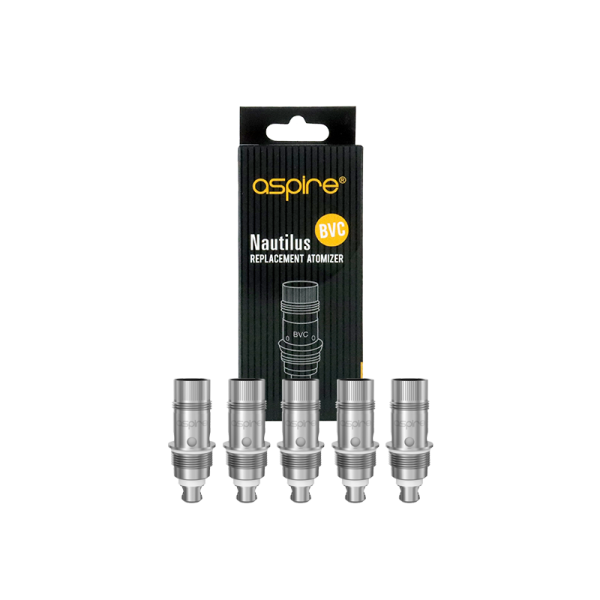 Résistances BVC Nautilus 1.6/1.8Ω (5pcs) - Aspire