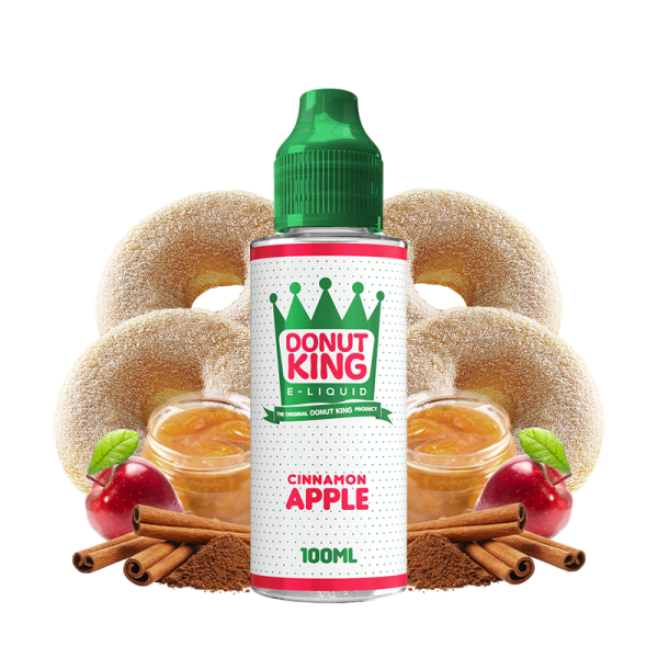 Cinnamon Apple 0mg 100ml - Donut King
