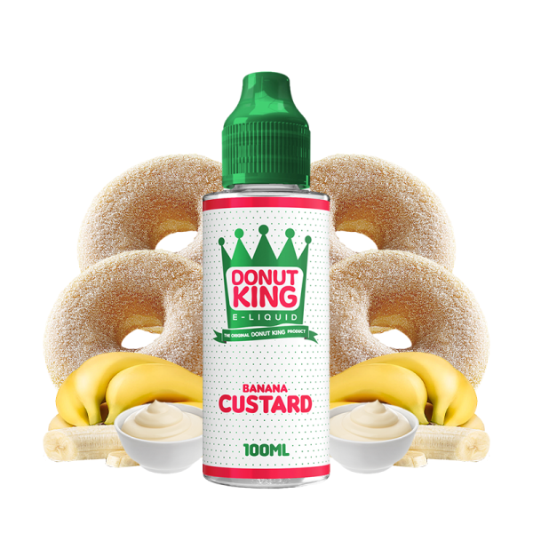 Banana Custard 0mg 100ml - Donut King