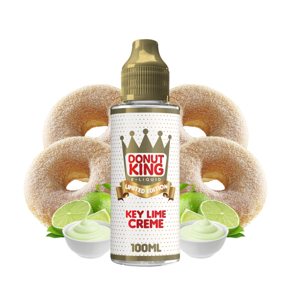 Key Lime Creme 0mg 100ml - Limited Edition by Donut King