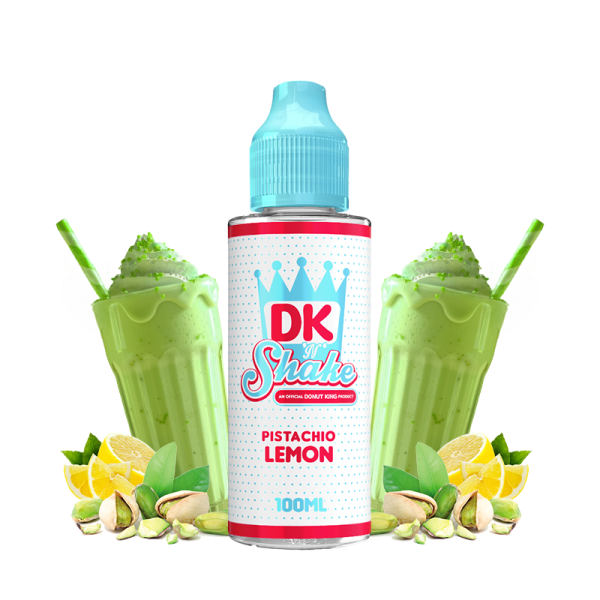 Pistachio Lemon 0mg 100ml - DK N' Shake by Donut King