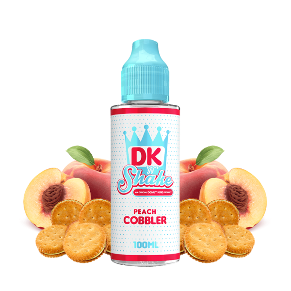 Peach Cobbler 0mg 100ml - DK N' Shake by Donut King