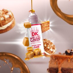 Devon Fudge Cake 0mg 100ml - DK Cakes by Donut King