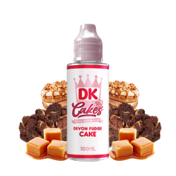 Devon Fudge Cake 0mg 100ml - DK Cakes by Donut King