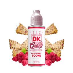 Raspberry Scone 0mg 100ml - DK Cakes by Donut King