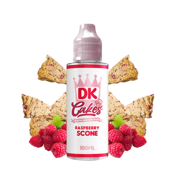 Raspberry Scone 0mg 100ml - DK Cakes by Donut King