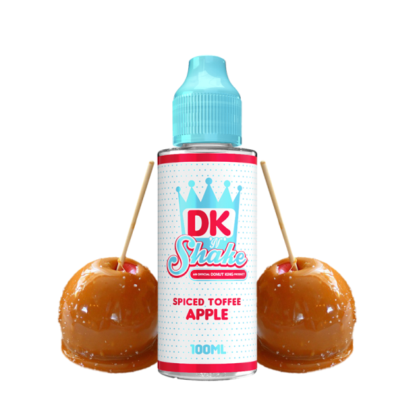 Spiced Toffee Apple 0mg 100ml - DK N' Shake by Donut King