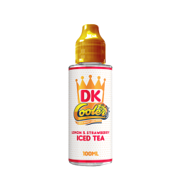 Lemon and Strawberry Iced Tea 0mg 100ml - DK Cooler by Donut King