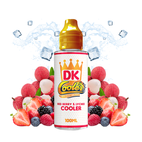 Red Berry and Lychee 0mg 100ml - DK Cooler by Donut King