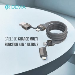 4 in 1 Ultra 2 Multi Function Charging Cable (1pcs) - DEVIA