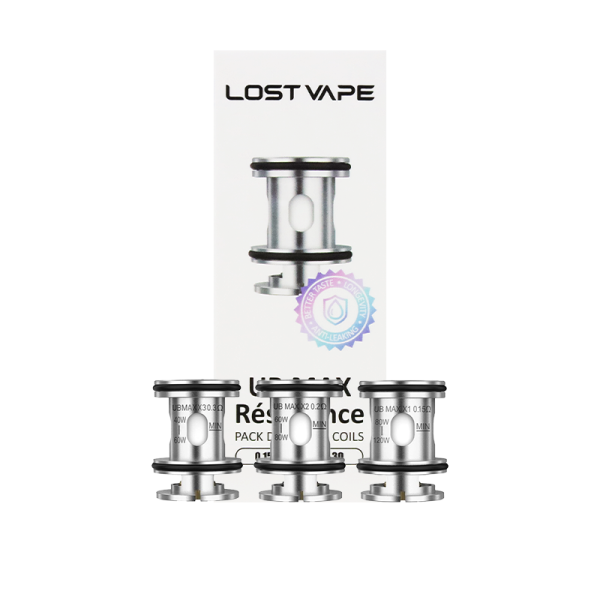 UB MAX V2 0.15/0.2/0.3ohm Coil Trial Pack (3pcs) - Lost Vape