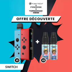 [Offre] Pack n°1 Klip's Switch + 2 E-liquides Tornadoliq - Fumytech & Firerose x Tornadoliq